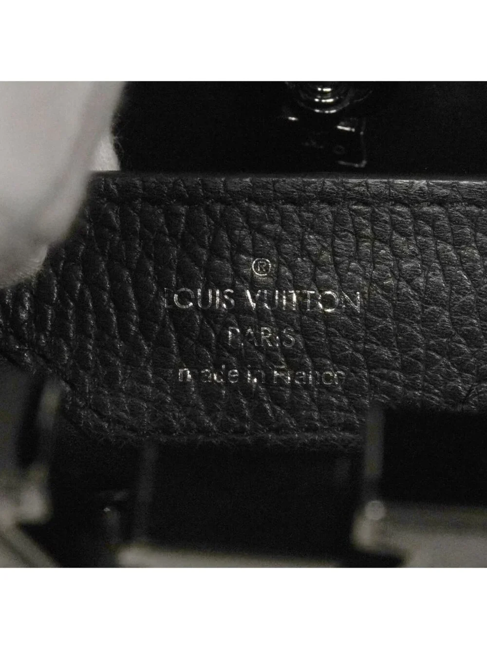 Louis Vuitton Handbag Capucines BB Noir 2-Way Bag